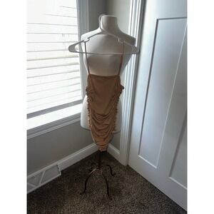 Intimately free people tan touched ribbed body suit size small